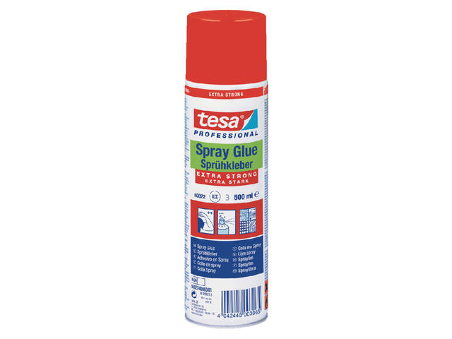Lijmspray tesa extra strong permanent 500ml