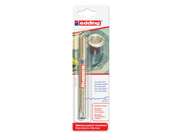 Paintmarker edding 780 oliebasis 0.8mm goud bls