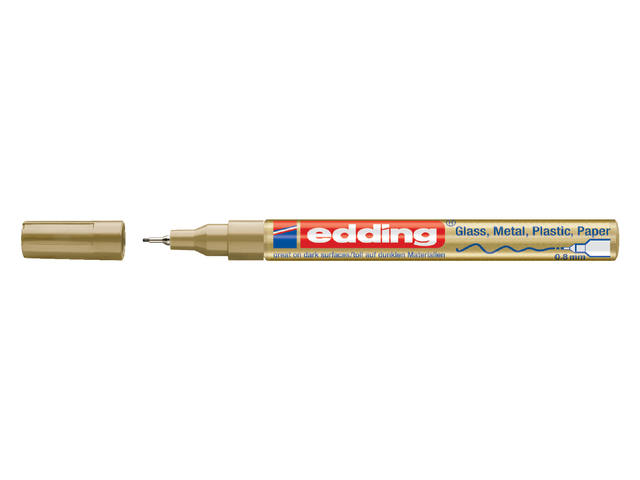 Paintmarker edding 780 oliebasis 0.8mm goud