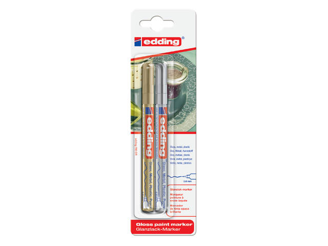 Paintmarker edding 780 oliebasis 0.8mm gd-zi bls