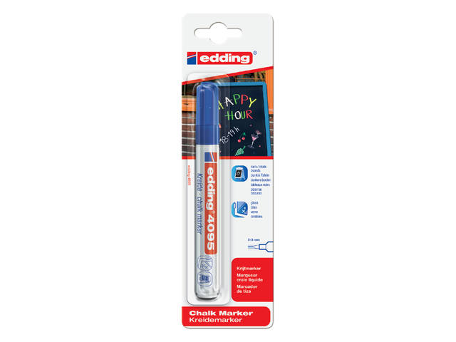 Krijtstift edding 4095 rond 2-3mm oranje