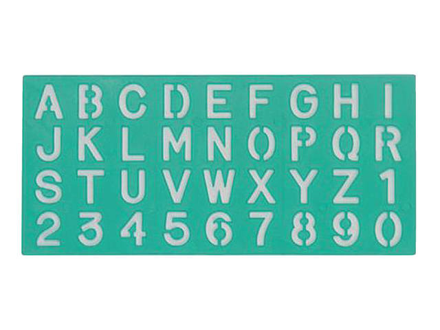 Lettersjabloon Linex 30mm
