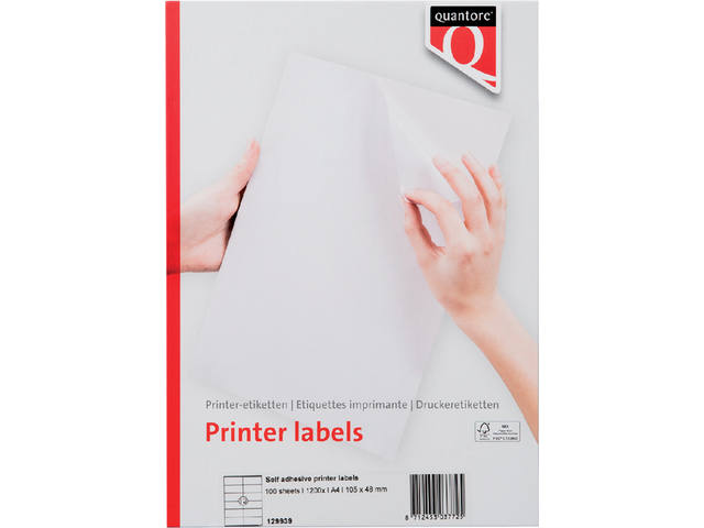 Etiket Quantore 105x48mm 1200st