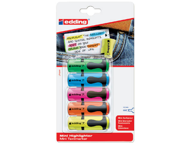 Markeerstift edding 7 mini 1-3mm assorti