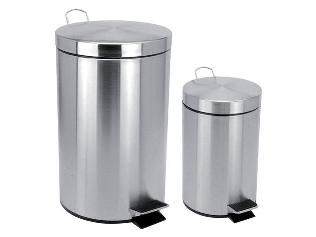 Pedaalemmer V-part 3 liter mat rvs