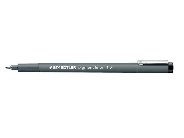 Fineliner Staedtler pigment 308 1.0mm zwart