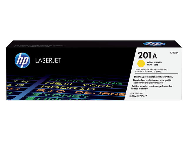 Tonercartridge HP CF402A 201A geel