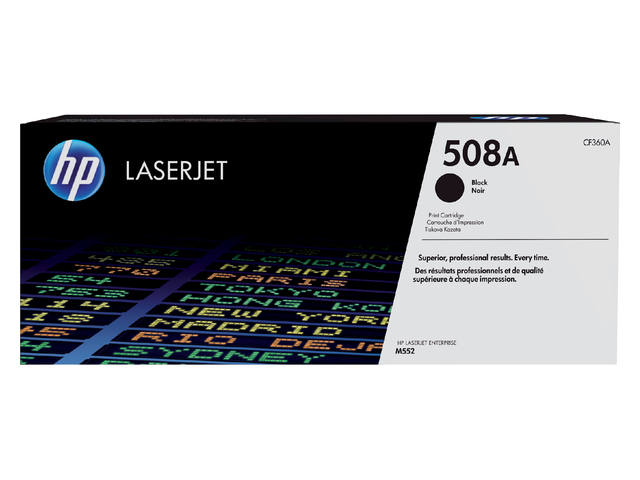 Tonercartridge HP CF360A 508A zwart