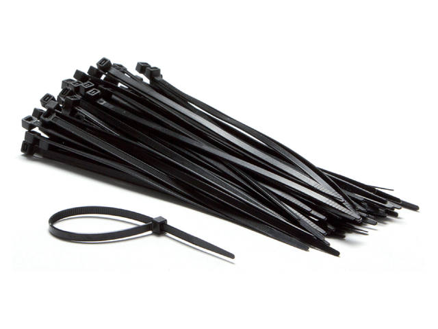 Kabelbinders IEZZY nylon 2.5x100mm D 20.5mm zwart