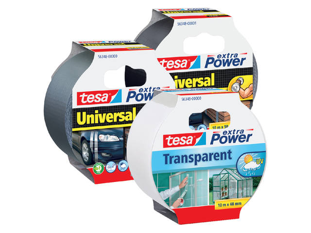 Duct tape tesa extra Power Uni 10mx50mm grijs
