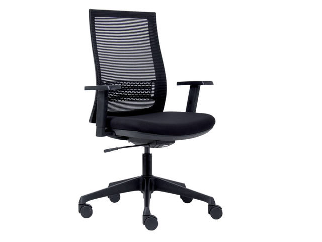 Bureaustoel Euroseats Canillo 002 zwart