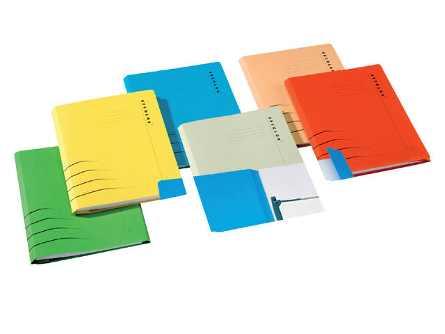 Combimap Secolor folio 1 klep recycled 250gr gs