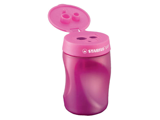 Puntenslijper STABILO Easy 4501 links roze