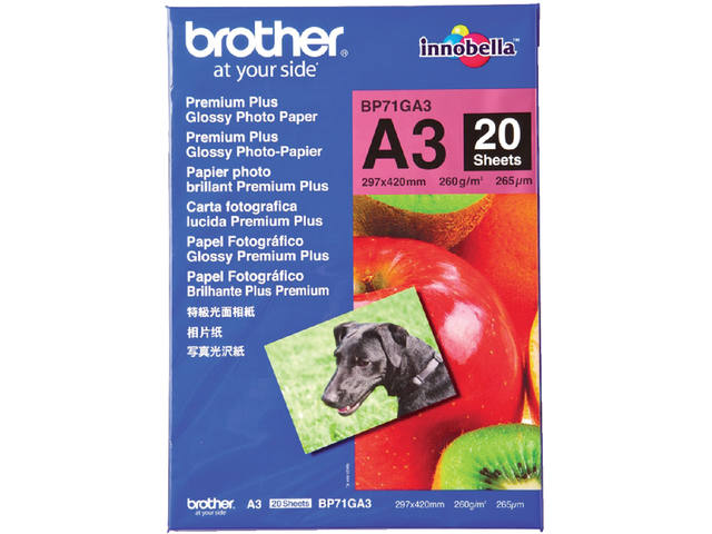 Fotopapier Brother BP-71 A3 260gr glans