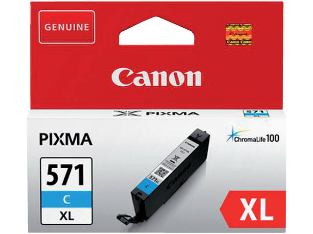 Inktcartridge Canon CLI-571XL  blauw