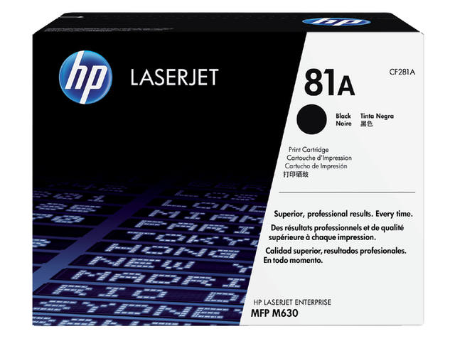 Tonercartridge HP CF281A 81A zwart