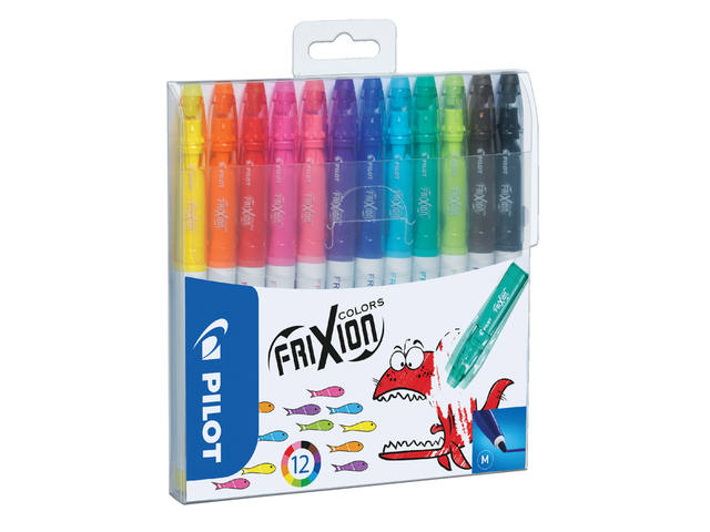 Viltstift PILOT SW-FC friXion Colors M 6st ass