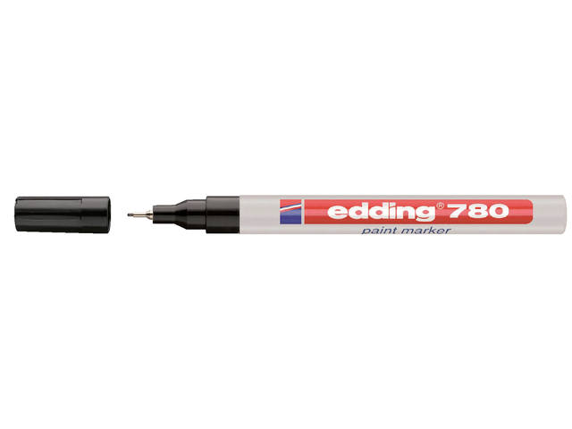 Paintmarker edding 780 oliebasis 0.8mm zwart
