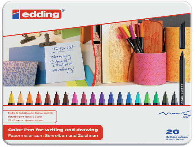 Fineliner edding 1200 fijn assorti