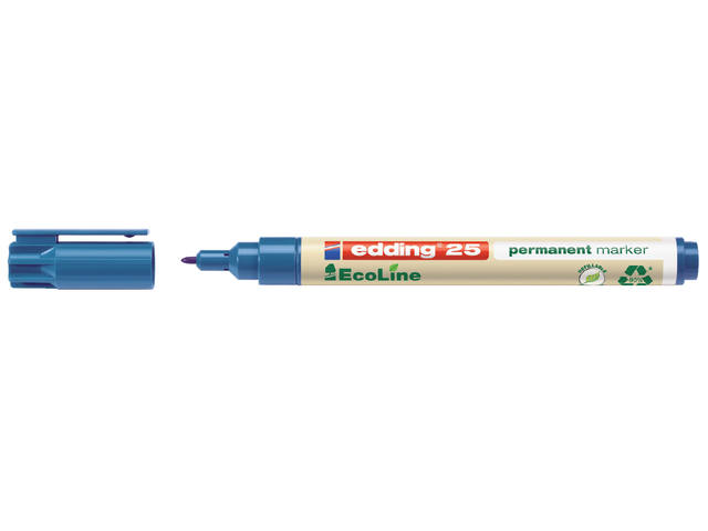 Viltstift edding 25 Eco rond 1mm blauw