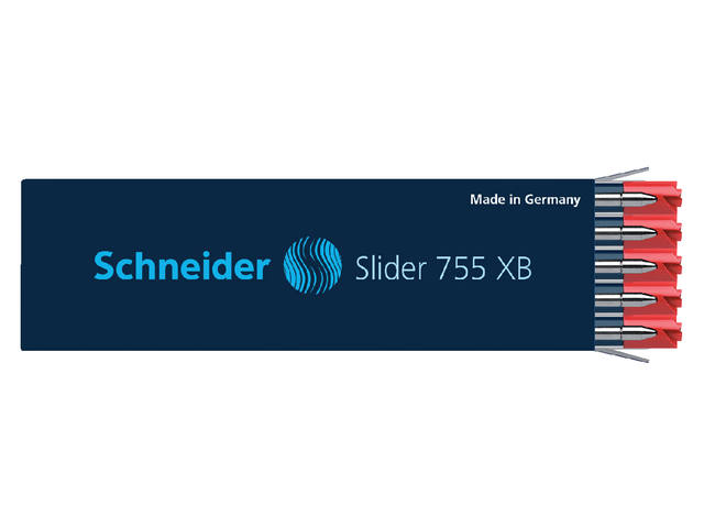 Balpenvulling Schneider 755 Slider Jumbo XB rood
