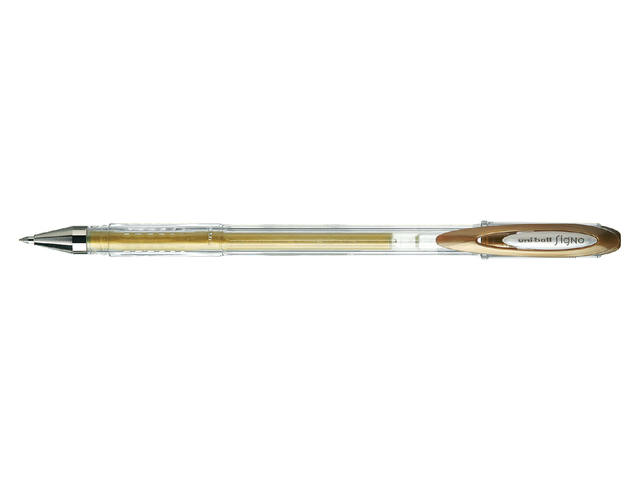 Rollerpen Uni-ball Signo M metallic goud