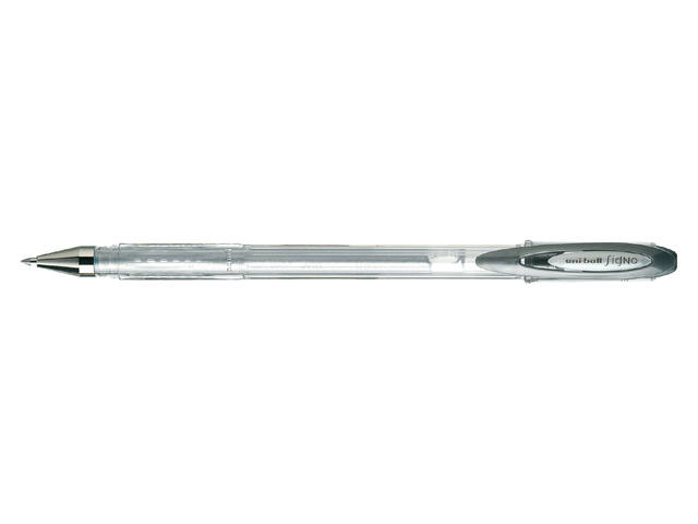 Rollerpen Uni-ball Signo M metallic zilver