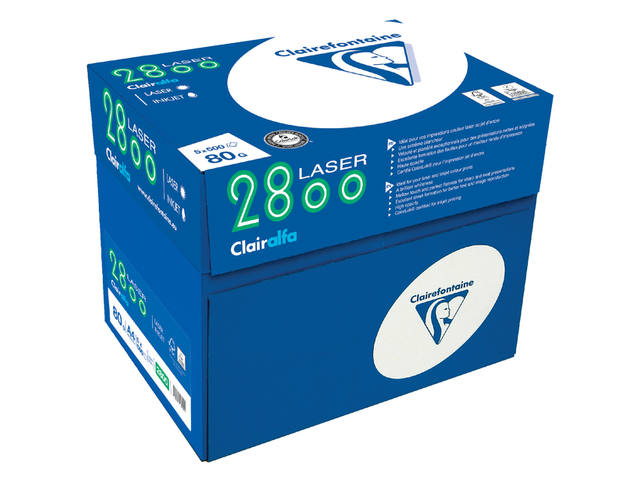 Kopieerpapier Clairefontaine laser A4 80gr wit