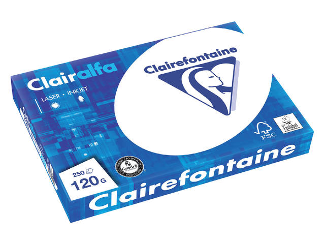 Kopieerpapier Clairefontaine Clairalfa A4 120gr wt