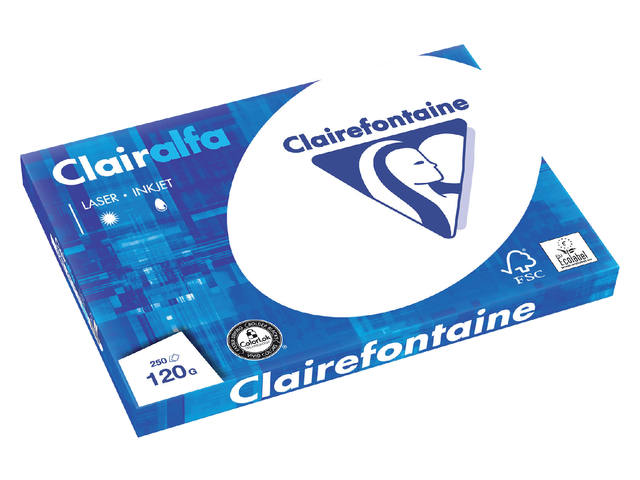Kopieerpapier Clairefontaine Clairalfa A3 120gr wt