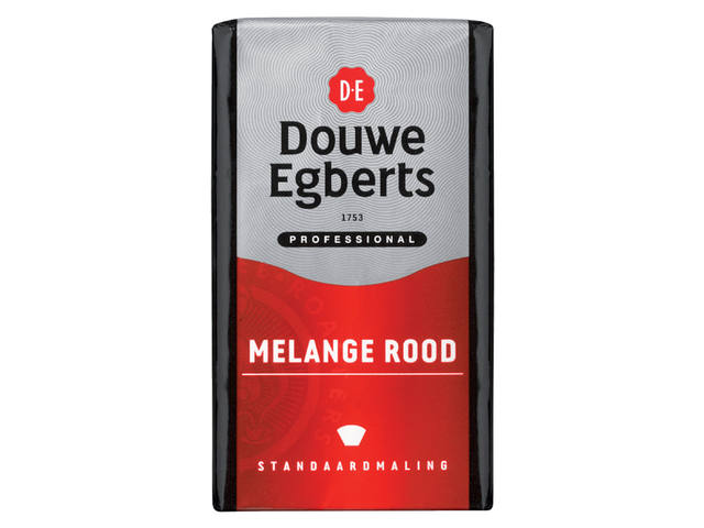 Koffie Douwe Egberts snelfilter Melange Rood 250gr