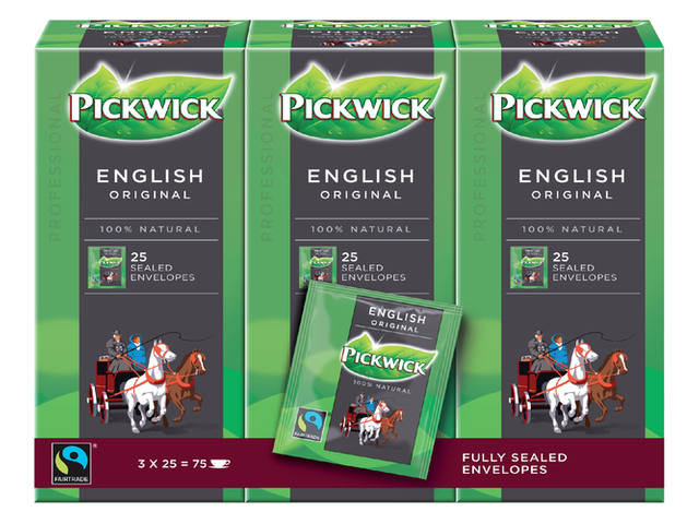 Thee Pickwick Fair Trade English 25x2.5gr