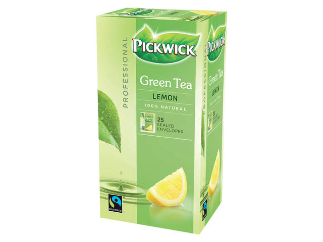 Thee Pickwick Fair Trade green lemon 25x1.5gr