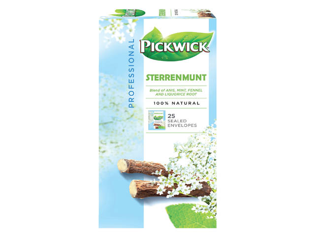 Thee Pickwick sterrenmunt 25x2gr met envelop
