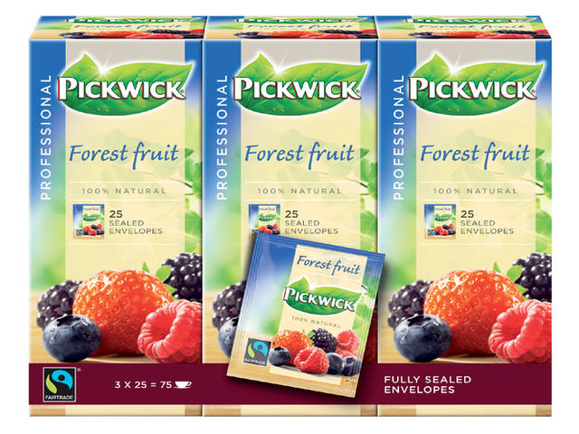 Thee Pickwick Fair Trade forest fruit 25x1.5gr
