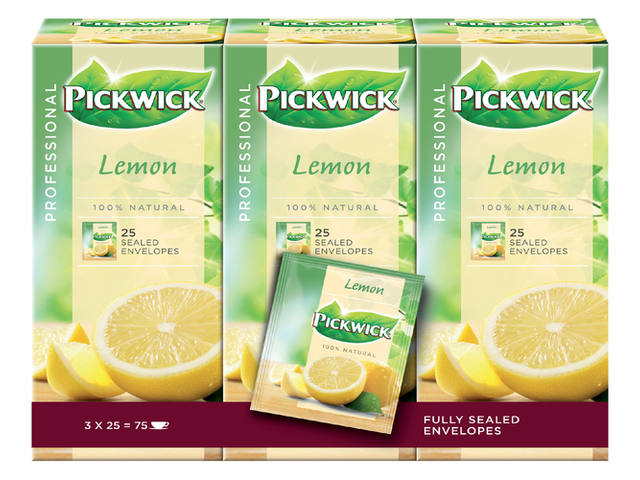 Thee Pickwick Fair Trade lemon 25x1.5gr