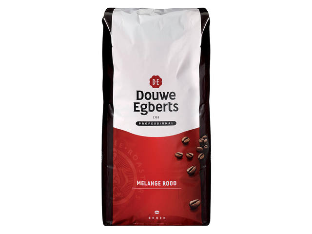Koffie Douwe Egberts bonen Melange Rood 3kg