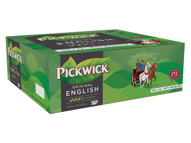 Thee Pickwick engelse melange 100x2gr met envelop