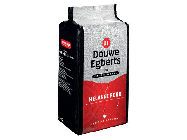 Koffie Douwe Egberts snelfilter Melange Rood 1kg