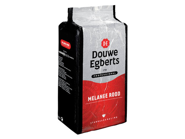 Koffie Douwe Egberts standaardmaling Melange Rood