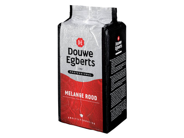 Koffie Douwe Egberts standaardmaling Melange Rood