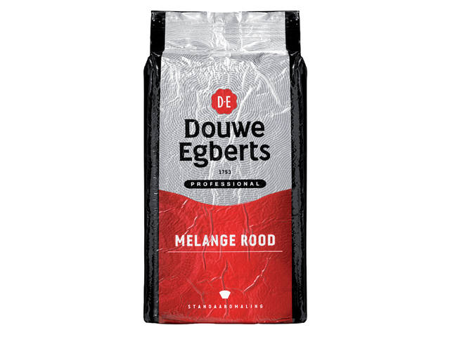 Koffie Douwe Egberts standaardmaling Melange Rood