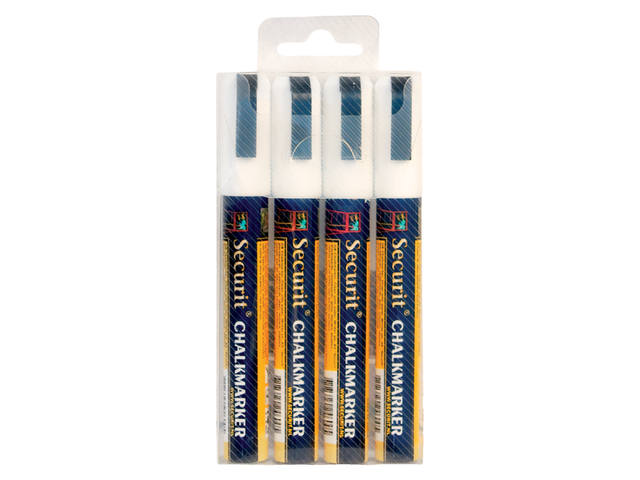 Krijtstift Securit SMA-510 schuin 2-6mm wit