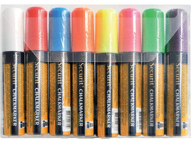 Krijtstift Securit SMA-720 blokpunt 7-15mm ass