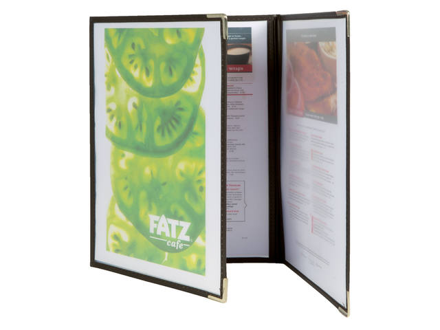 Menukaart Securit A4 3 delig pagina 6 tr 3st