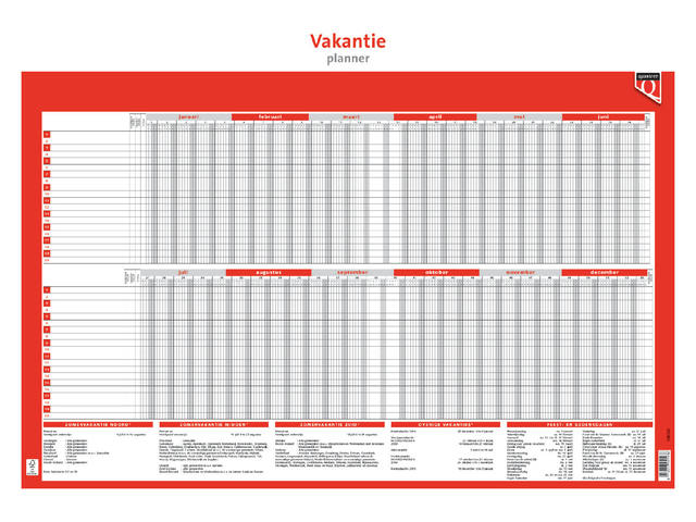 Vakantieplanner 2027 Quantore