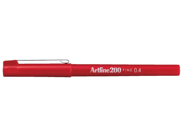 Fineliner Artline 200 rond F rood