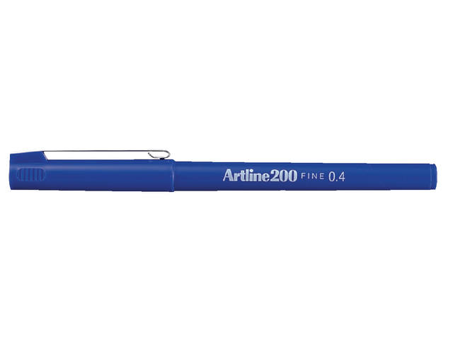 Fineliner Artline 200 rond F blauw
