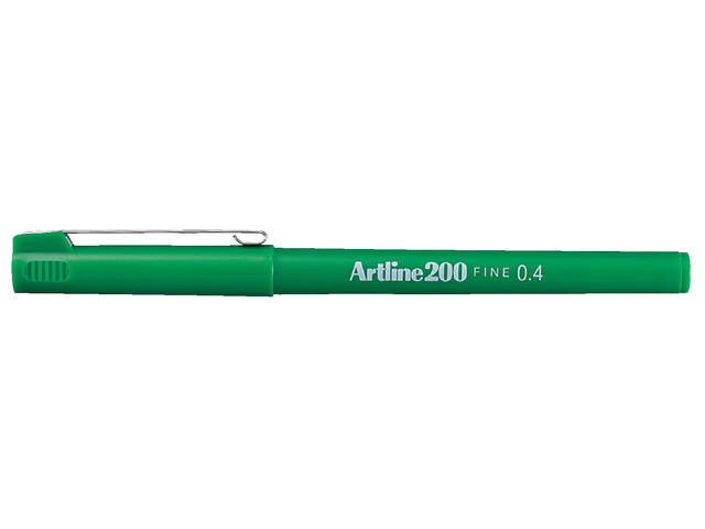 Fineliner Artline 200 rond F groen