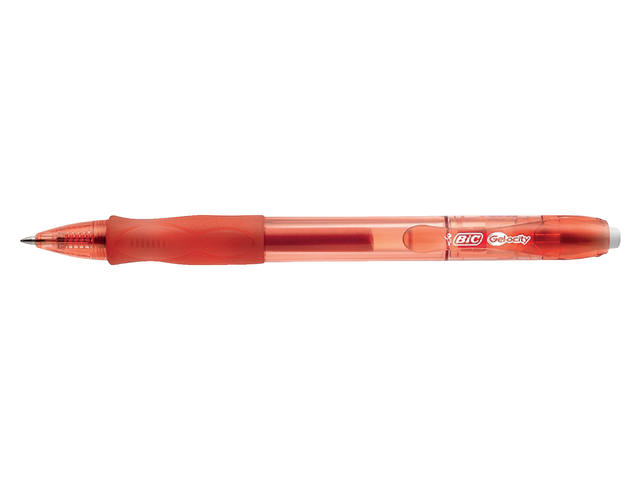 Gelschrijver Bic Gelocity M rood